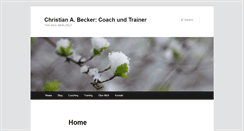 Desktop Screenshot of christianbecker.biz